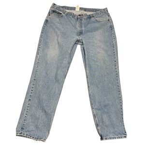 Carhartt Jeans Mens 44x32 Traditional Fit Lightwash
